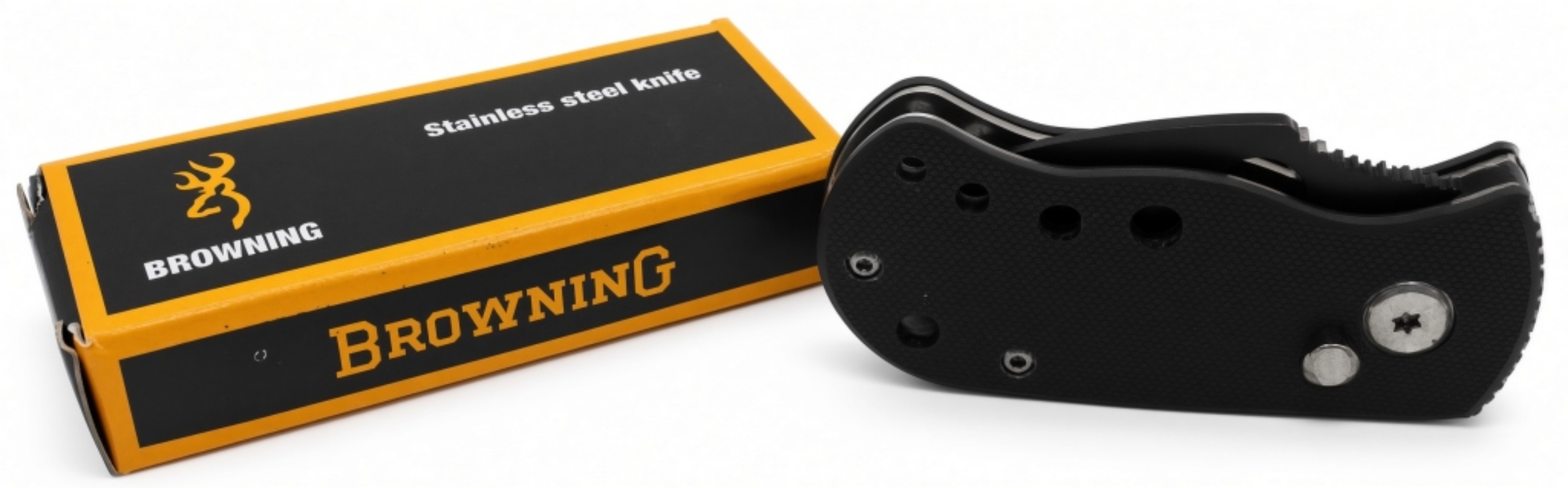 Browning Black Folding Knife, Stainless Steel