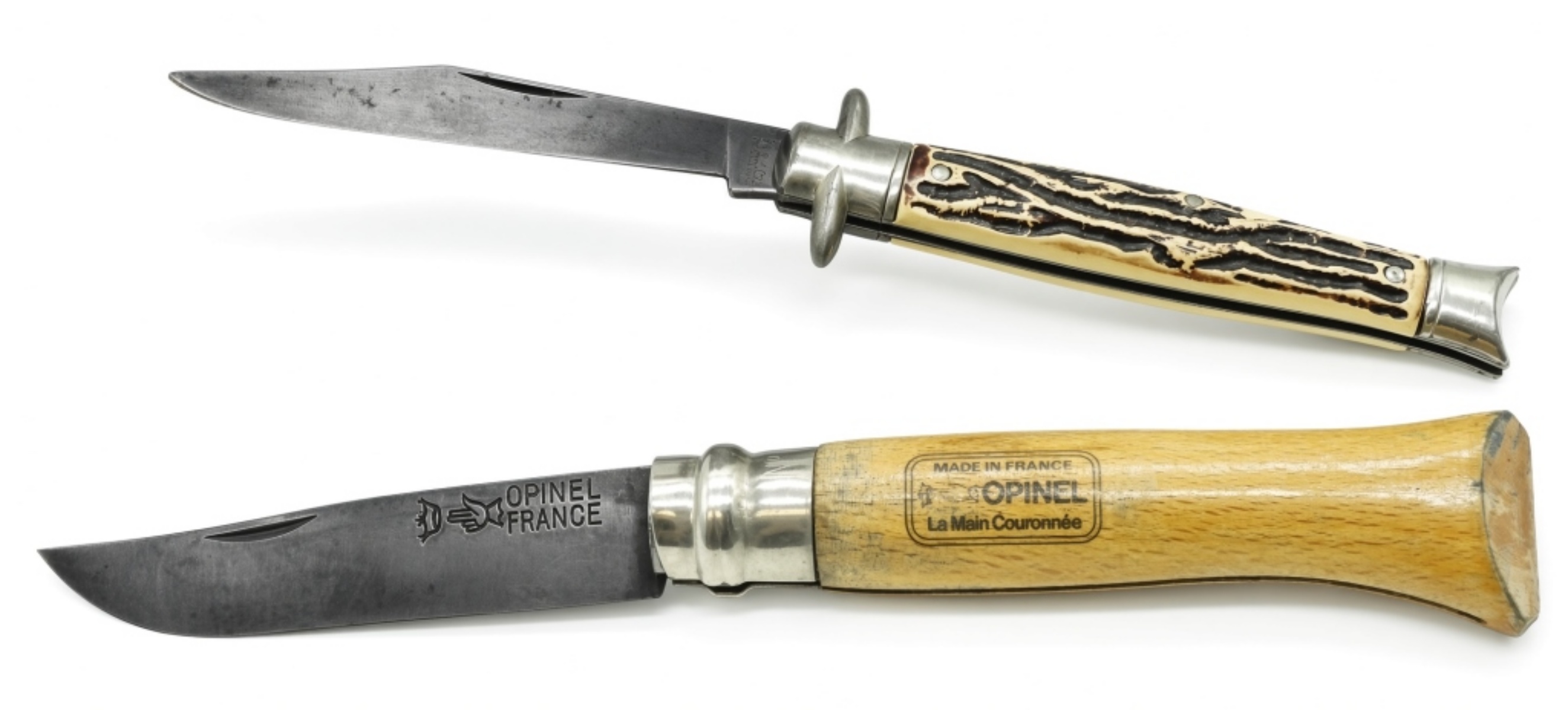 Opinel French Folding Knife & Colonial Knife Lot