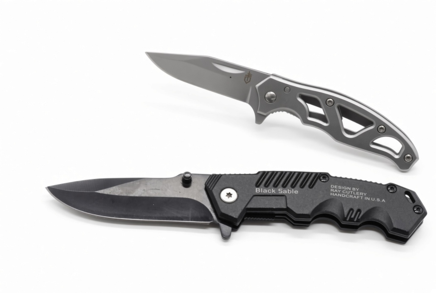 Modern Folding Knife Pair - Gerber & Black Sable