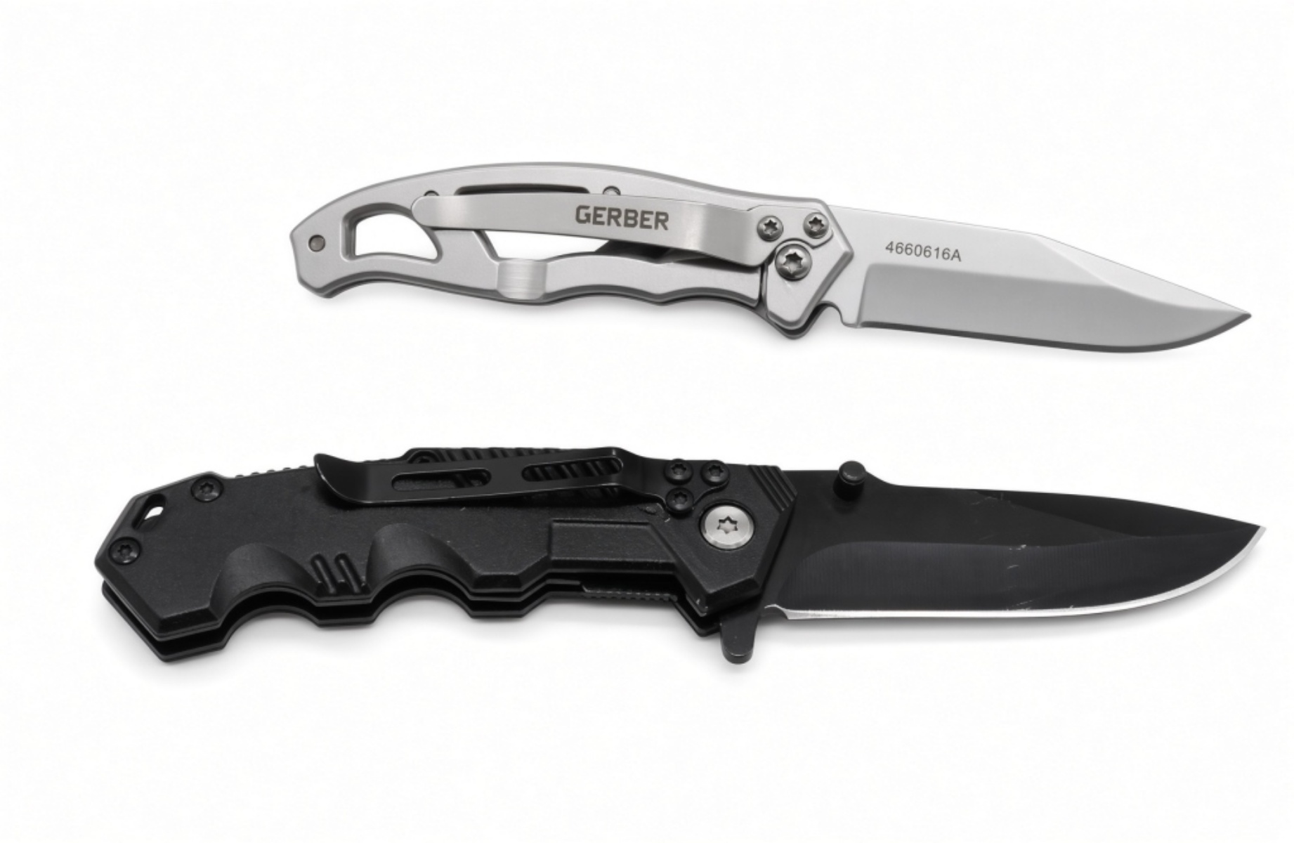 Modern Folding Knife Pair - Gerber & Black Sable