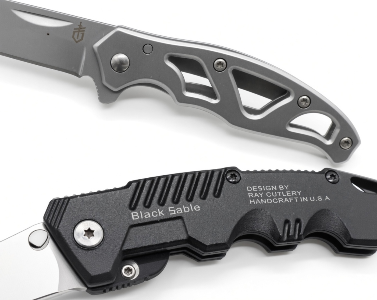 Modern Folding Knife Pair - Gerber & Black Sable