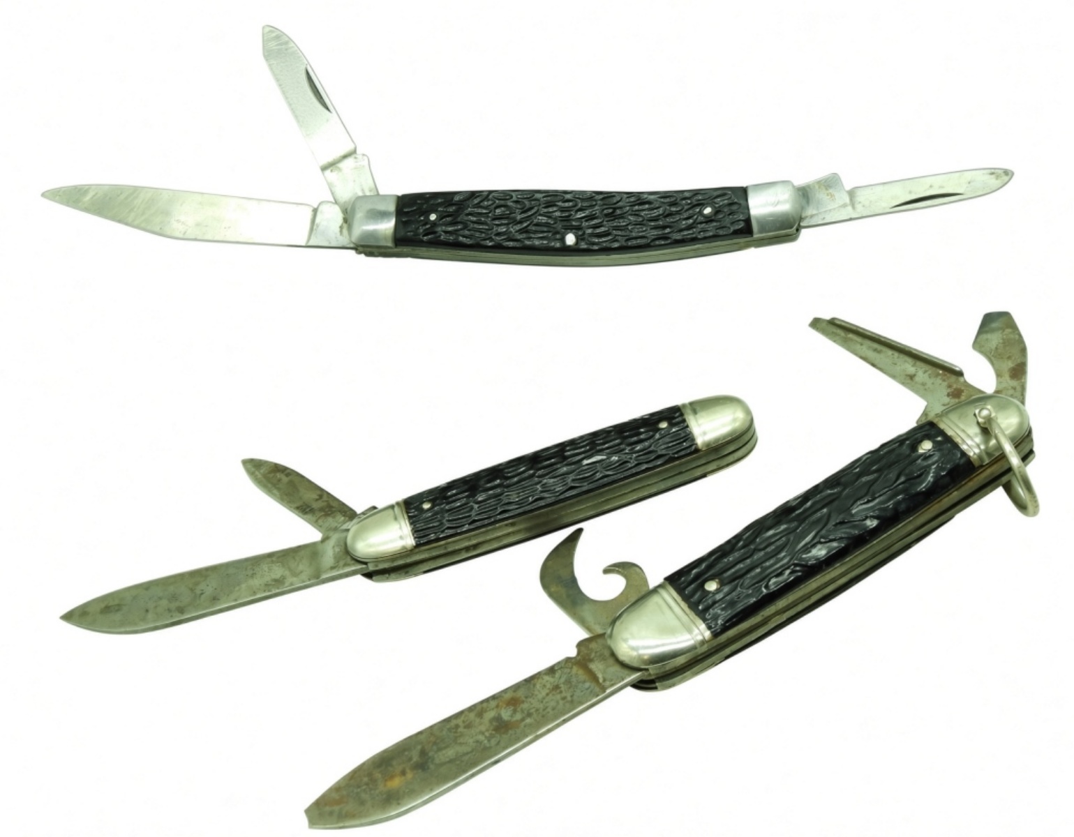 Imperial & Sabre Folding Knives, Black Handles