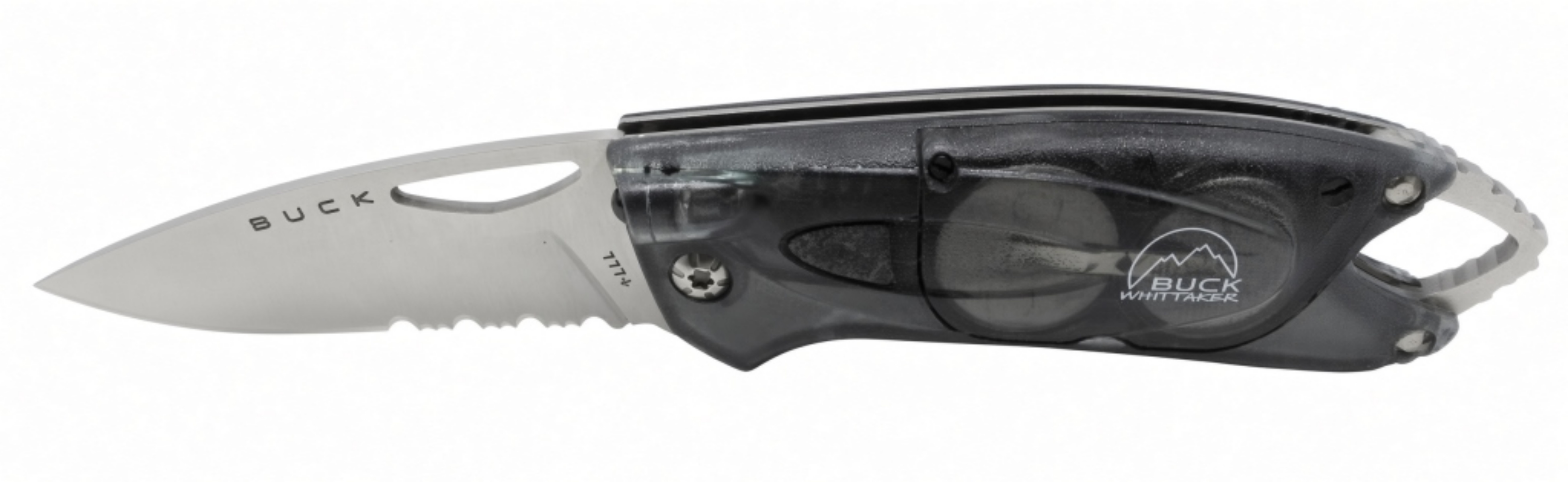 Buck Whittaker Folding Knife, Black Handle