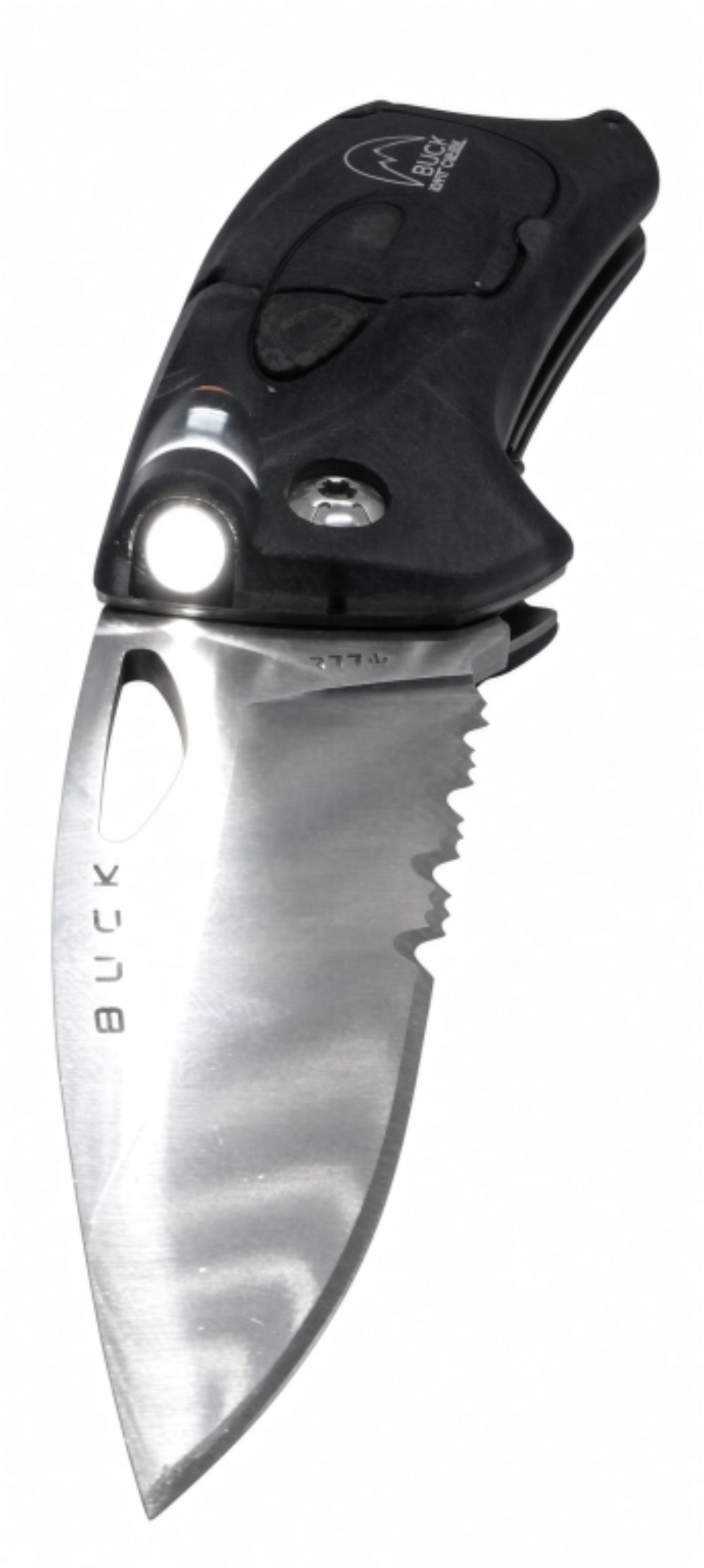 Buck Whittaker Folding Knife, Black Handle