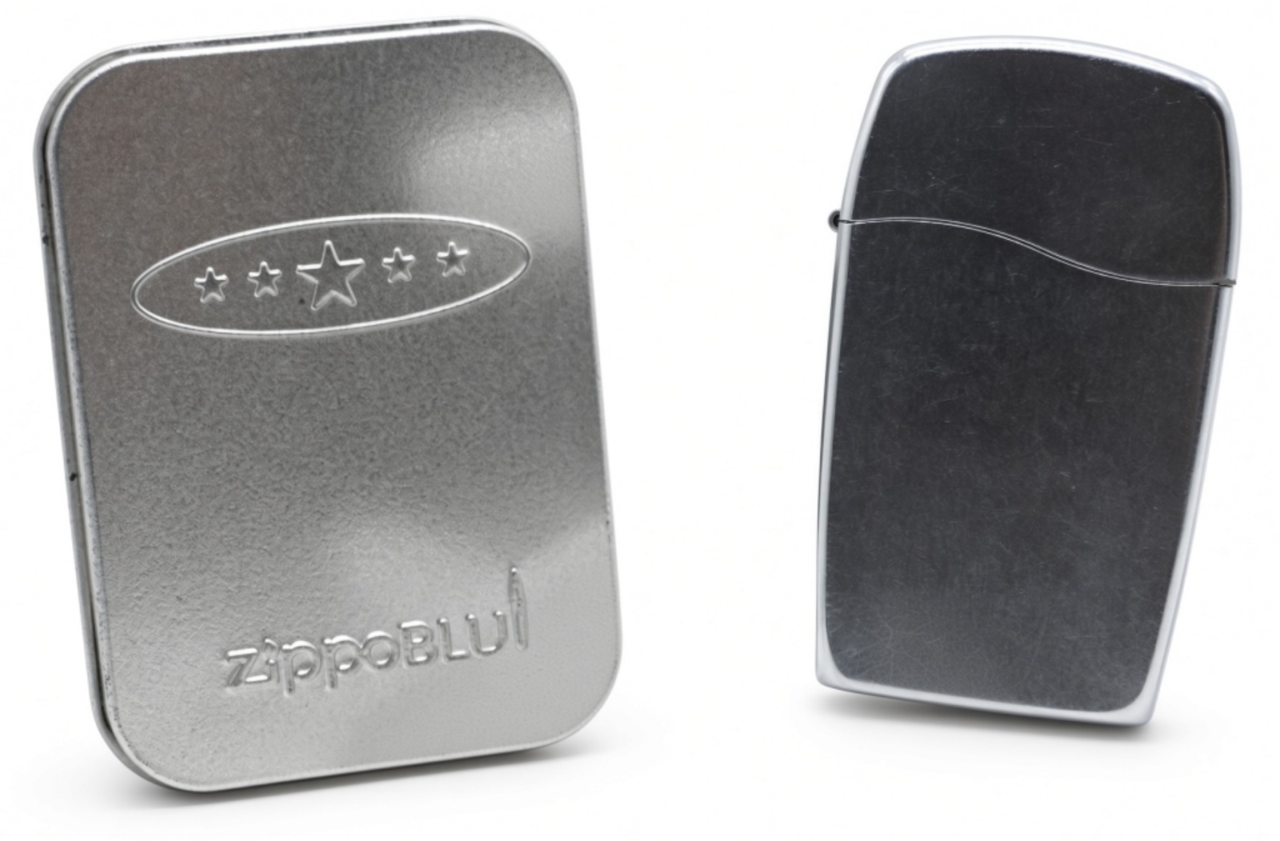 Zippo BLU Chrome Butane Lighter