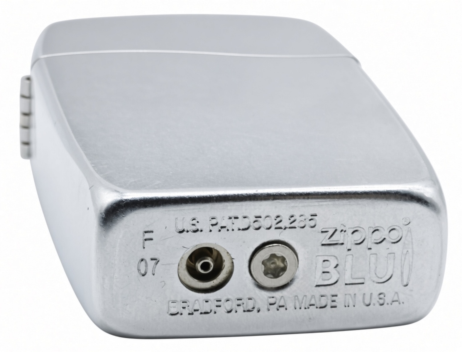 Zippo BLU Chrome Butane Lighter