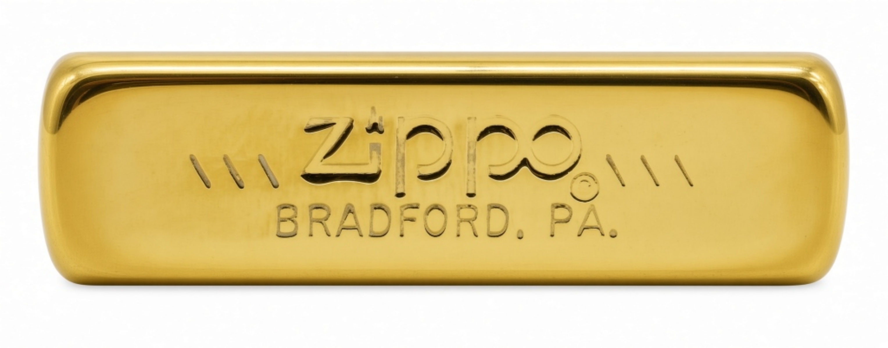 Zippo Brass Lighter, Engraved "John" 1984
