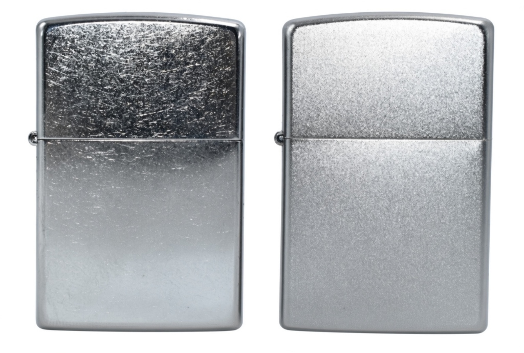 2013 and 2016 Zippo's Brushed Chrome Lighters