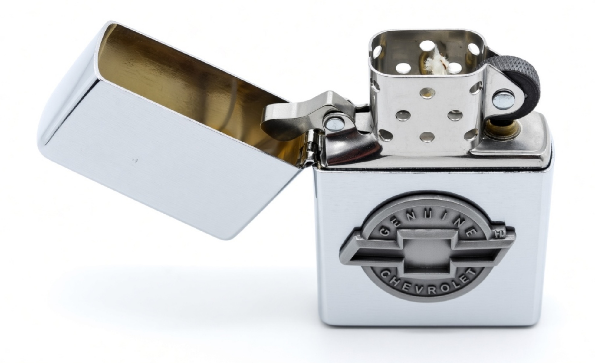 Zippo Genuine Chevrolet Chrome Lighter