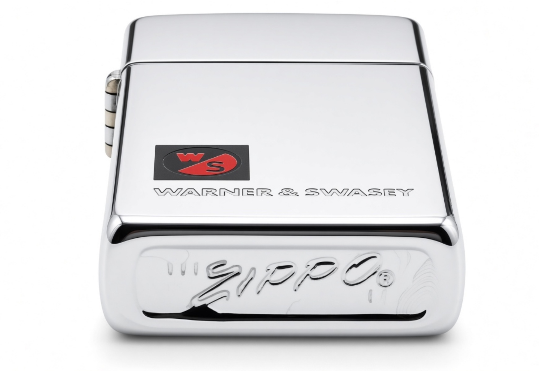 1968 Zippo Warner & Swasey Slim Advertising