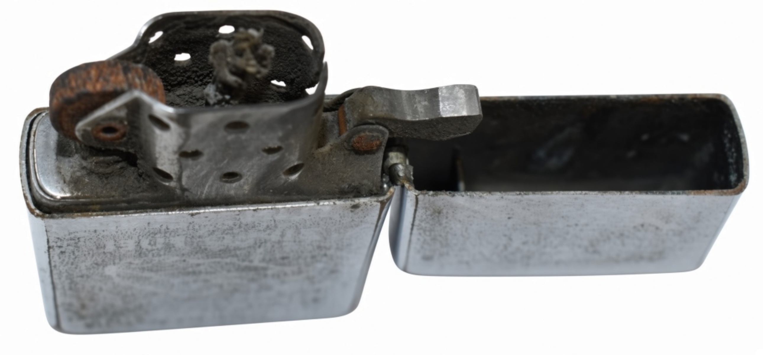 1970s Zippo Chrome Brushed Lighter