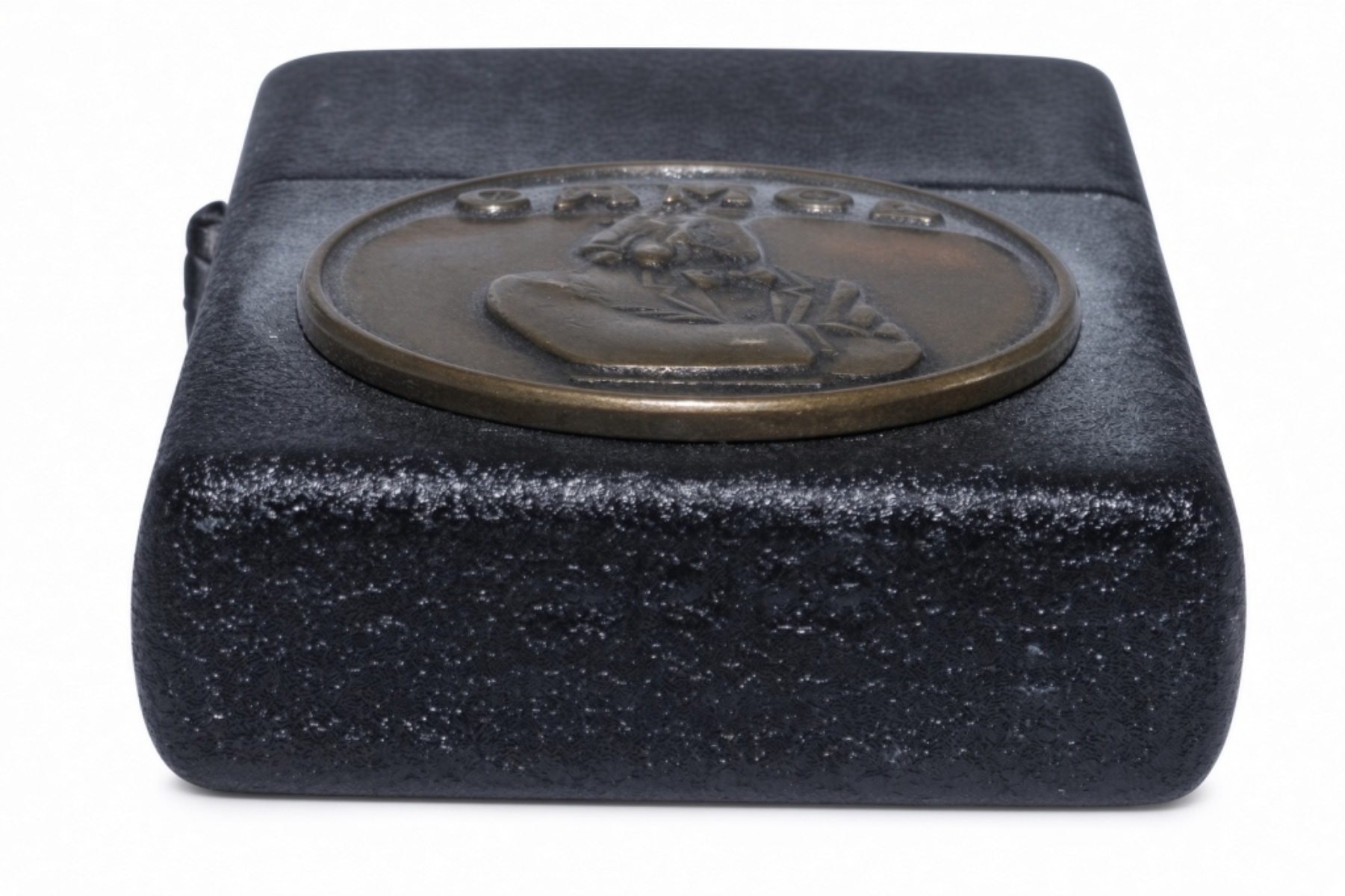 1997 Zippo Black Crackle Camel Emblem Lighter