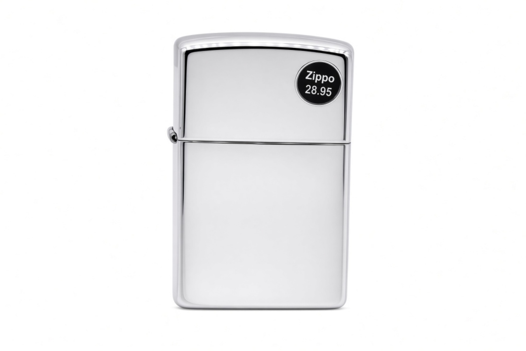 2021 Zippo High Polish Chrome Black Ice Lighter