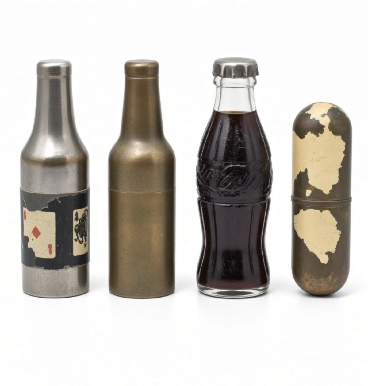 (4) Vintage Novelty Lighters - Coca-Cola plus