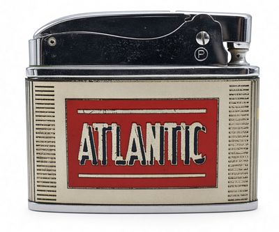 Penguin Atlantic Imperial Automatic Lighter. Chrome-plated automatic lighter manufactured by 