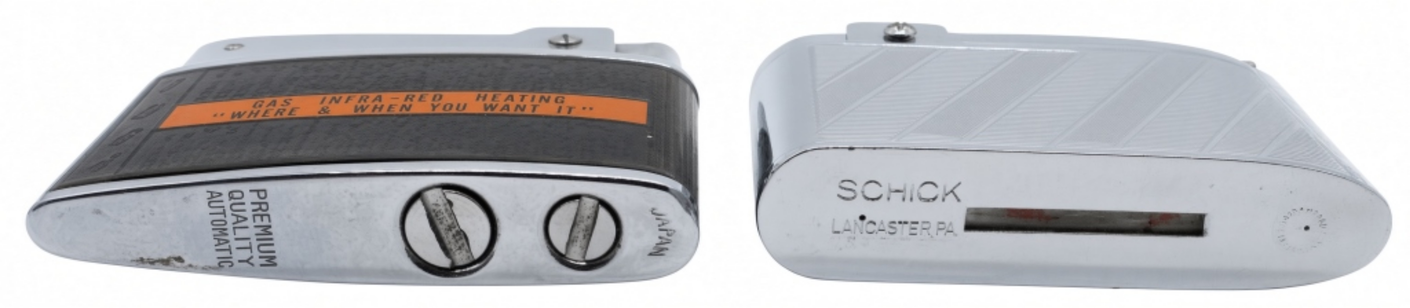 Schick Butane Lighter & Unknown Lighter Set