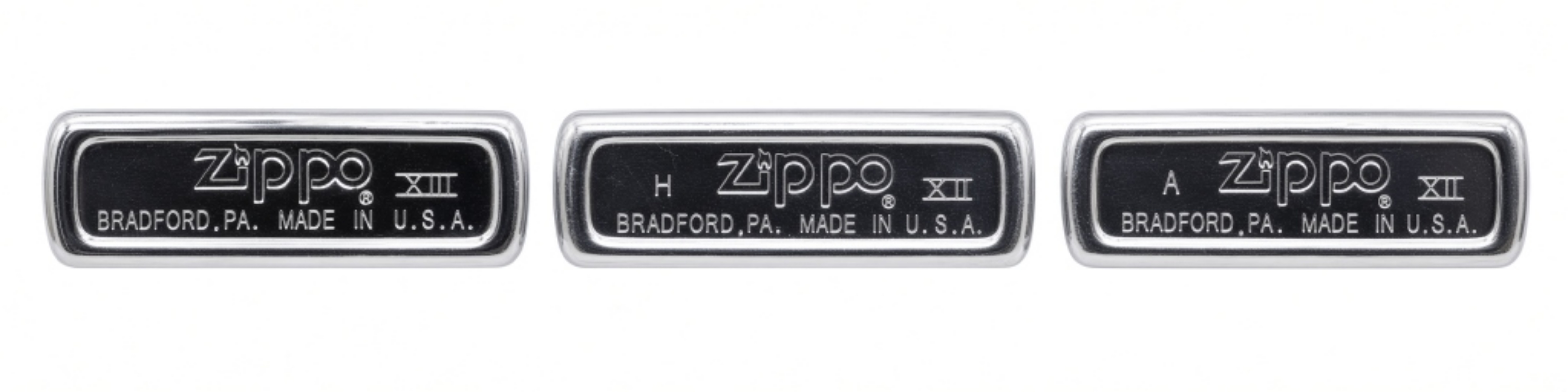 (3) Zippo Lighters, Tabner & Melvin Engraving