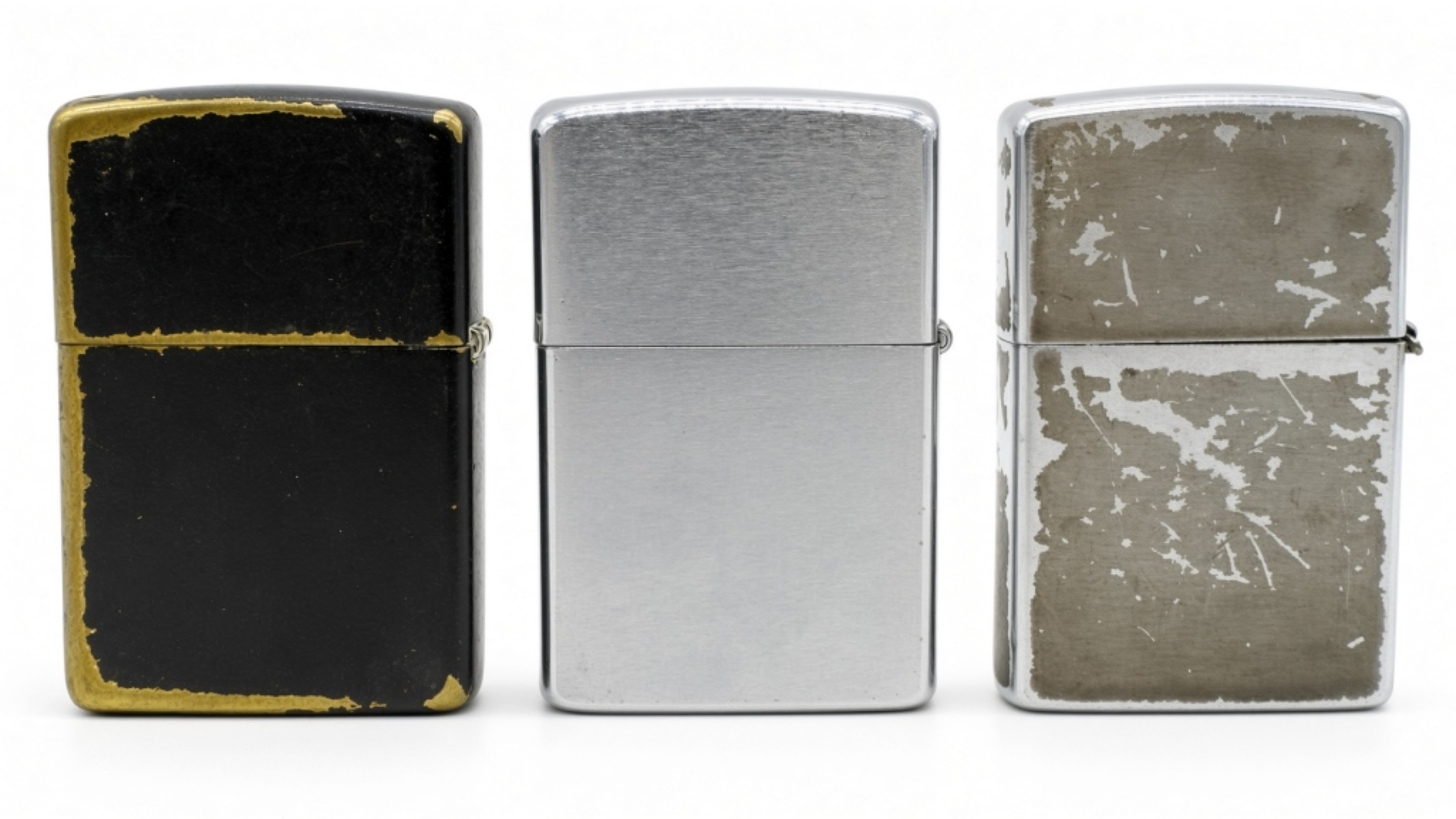 (3) Zippo Lighters Including Camel Advertising