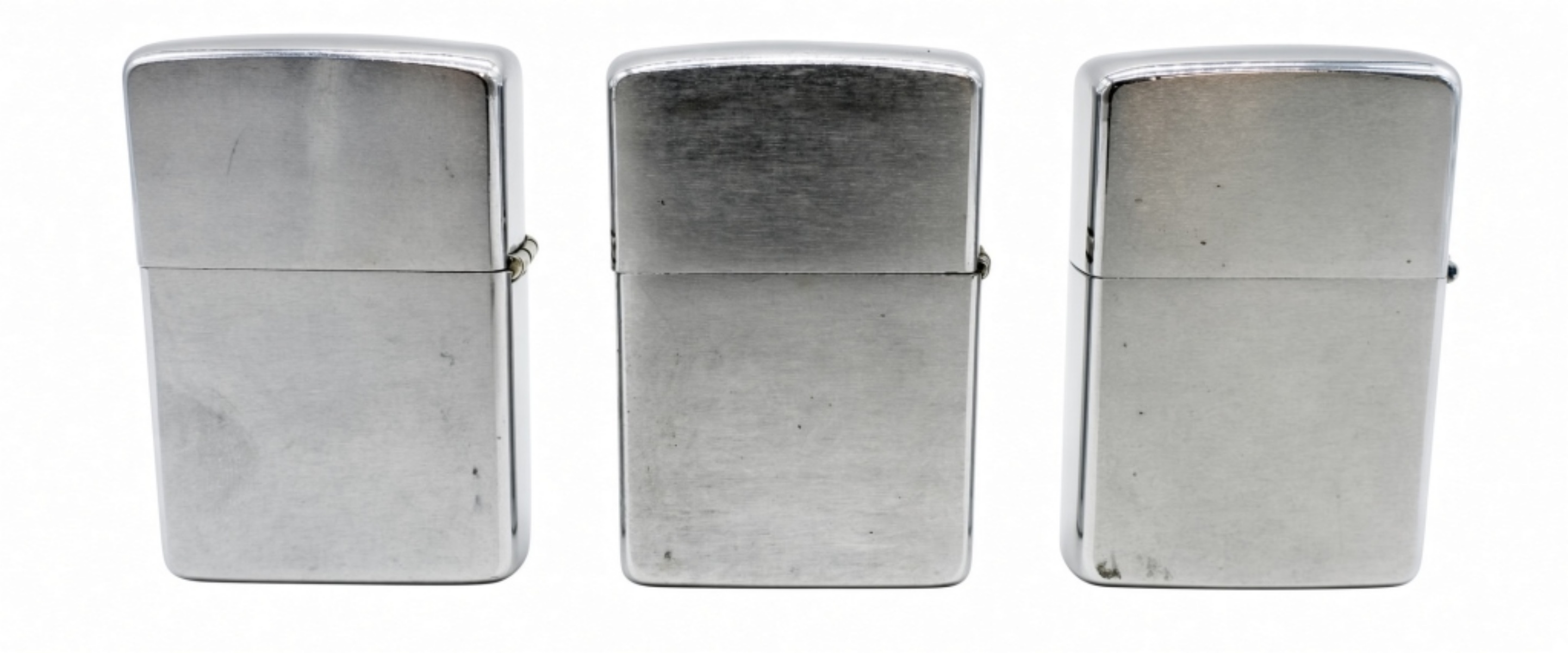3 Zippo Advertising Lighters, Mixed Years