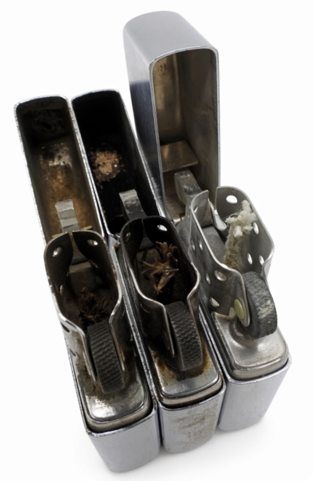 3 Zippo Advertising Lighters, Mixed Years