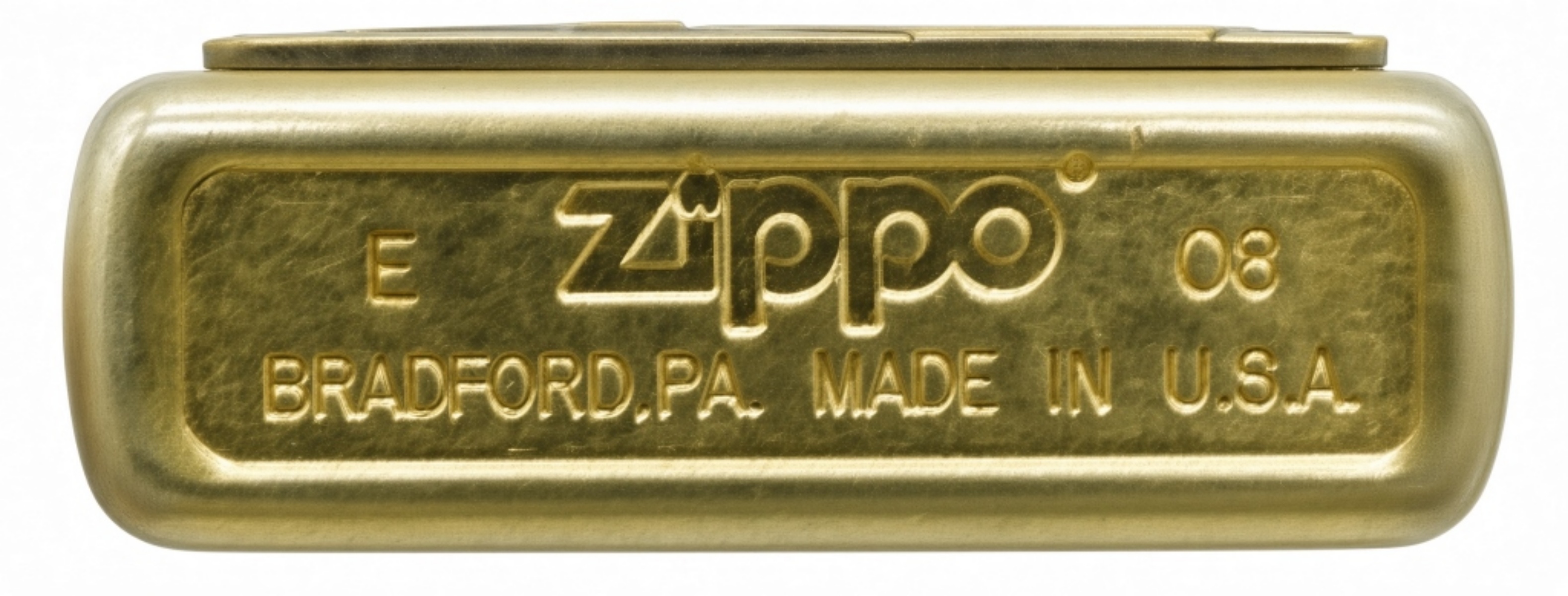 Zippo Horseshoe Brass Lighter, 2008