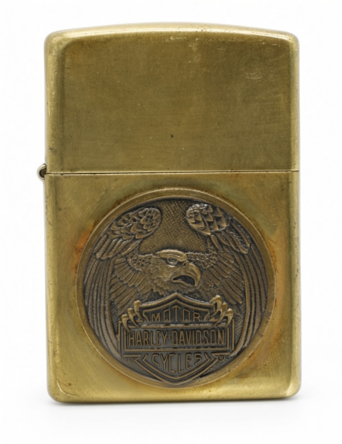 Zippo Harley-Davidson Eagle Emblem Brass Lighter