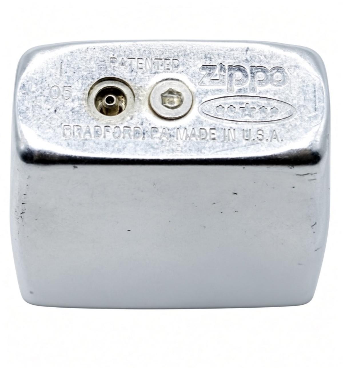 2005 Zippo Lighter Chrome Finish