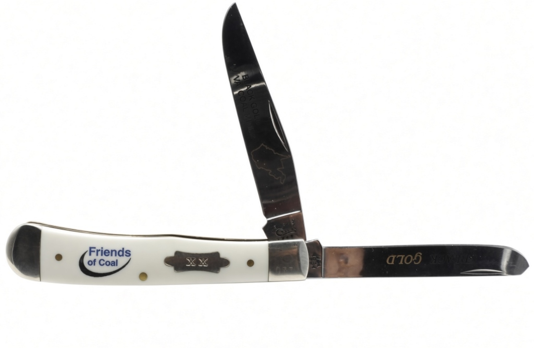 Case XX Trapper, Friends of Coal Handle