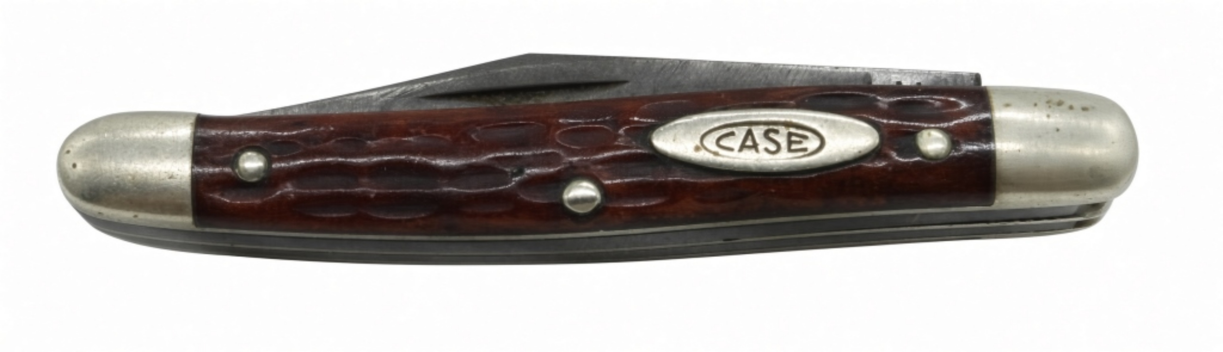 Case XX Pen Knife, Jigged Red Bone Handle