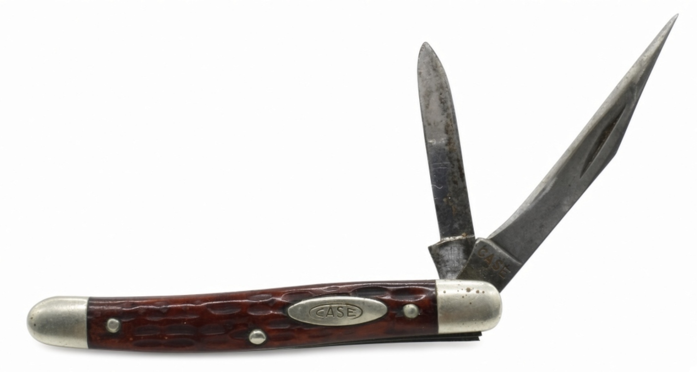 Case XX Pen Knife, Jigged Red Bone Handle