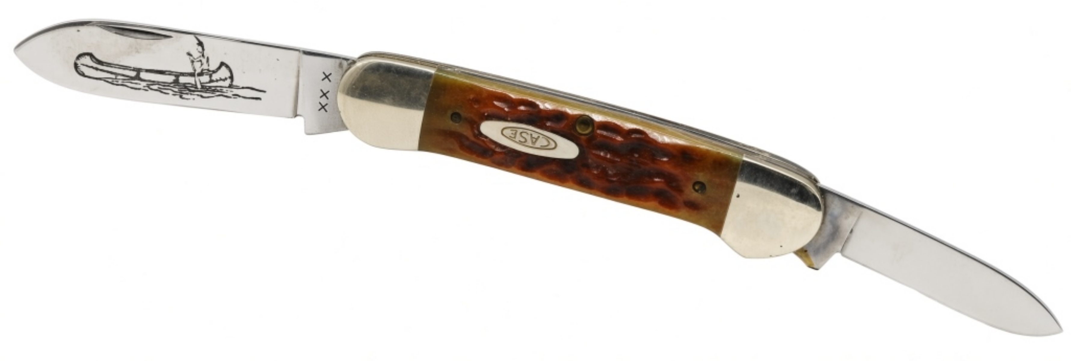 Case XX Canoe, Amber Bone Handle