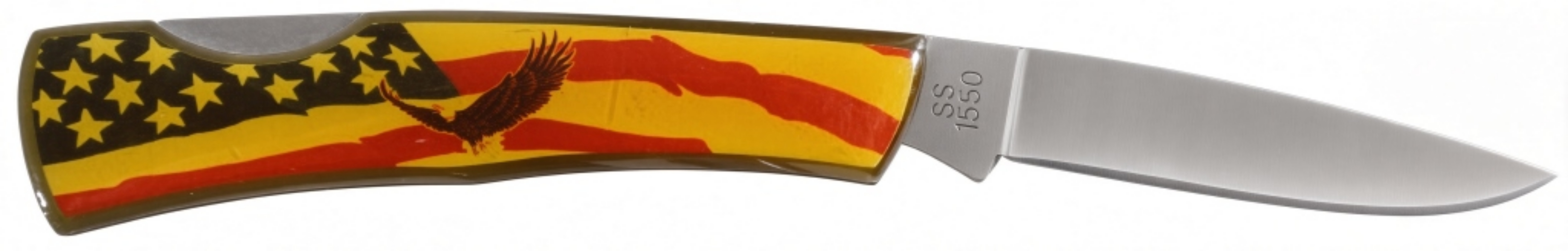 Case XX Patriotic Eagle Folding Knife, SS Steel