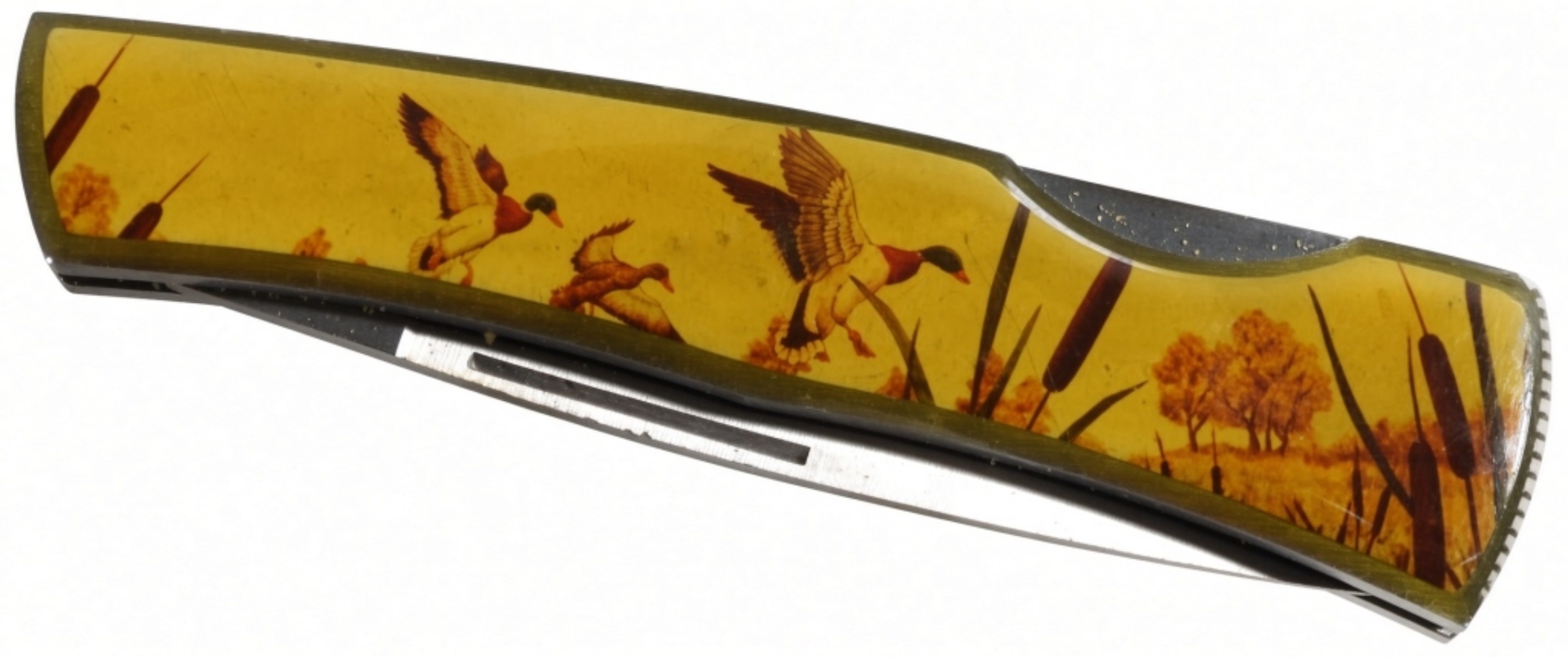 Case XX Folding Knife, Waterfowl Scene Handle