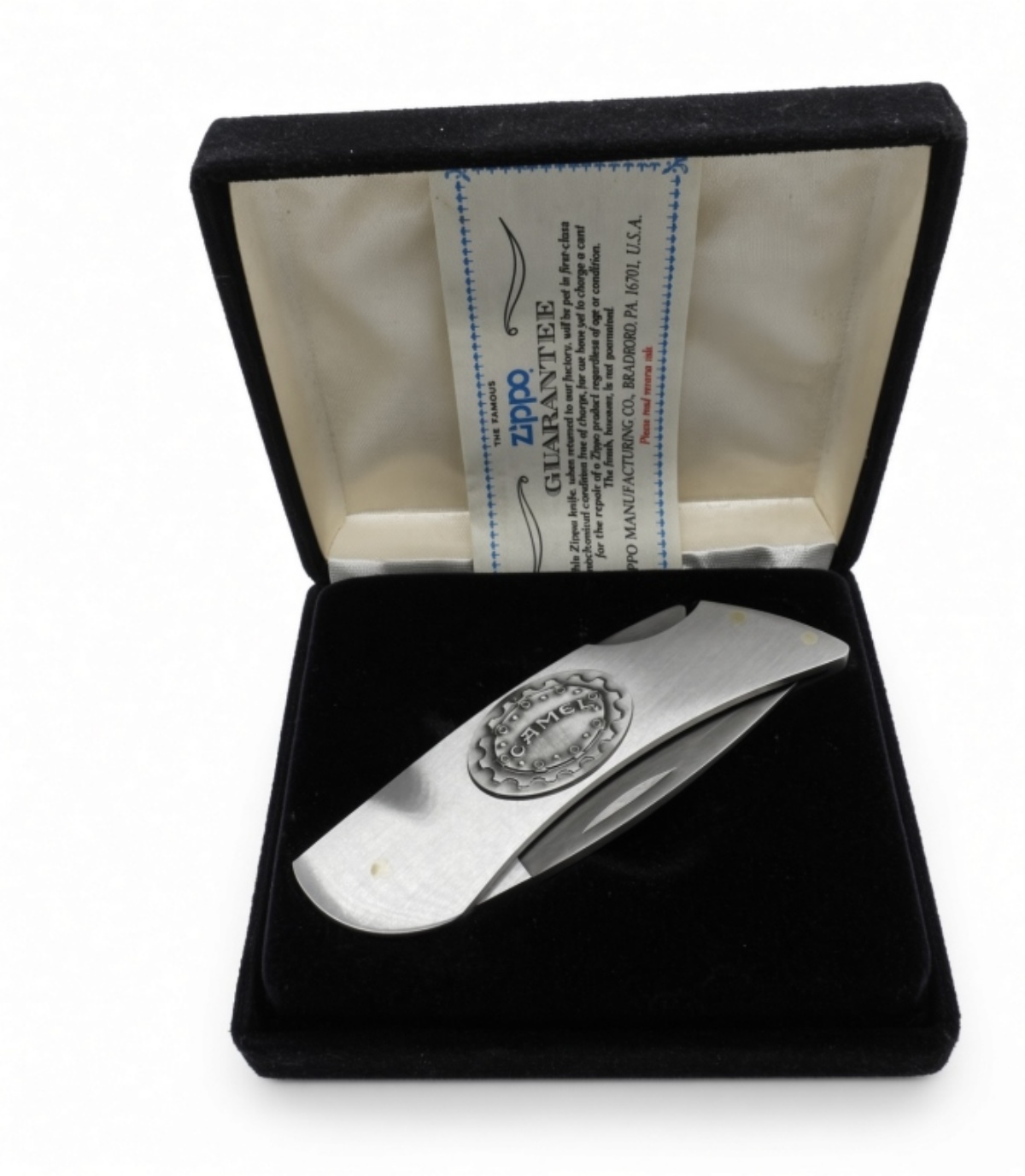 Zippo Pocket Knife, Stainless Steel Lockback