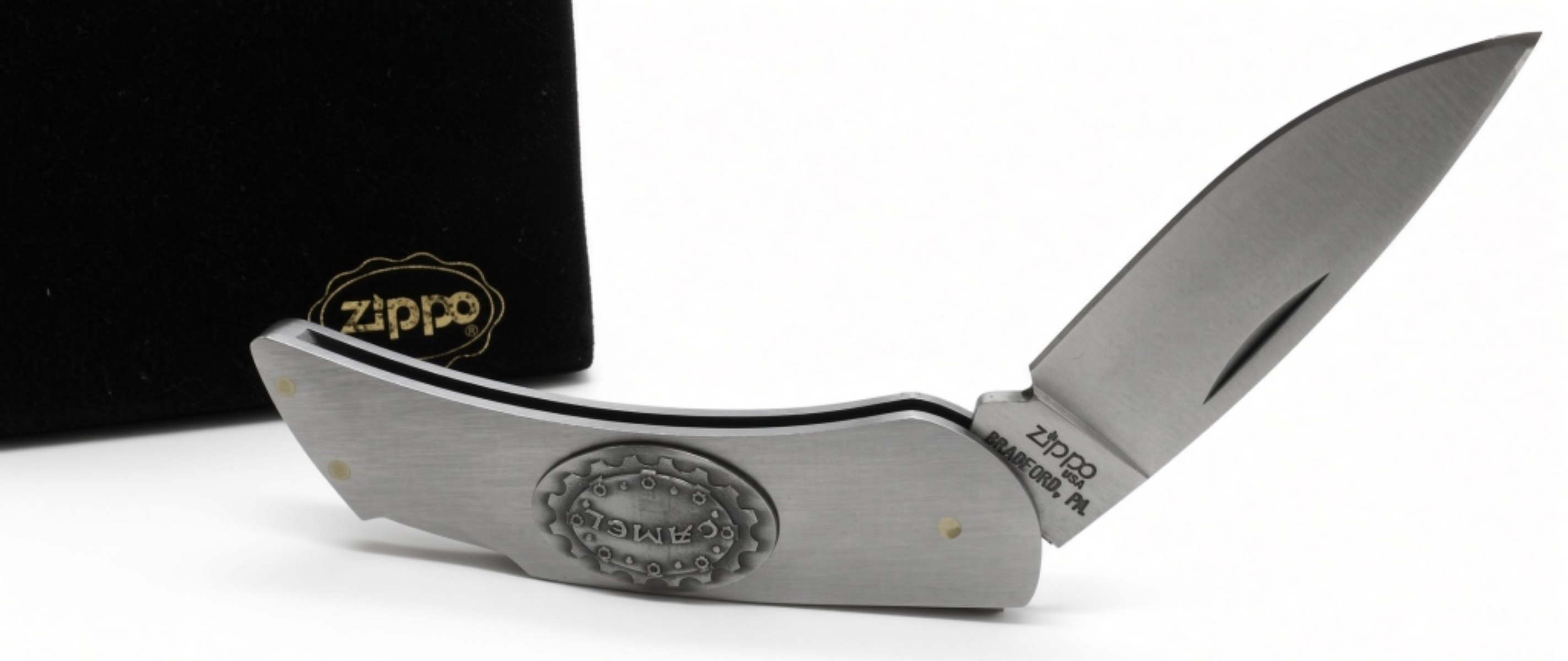 Zippo Pocket Knife, Stainless Steel Lockback