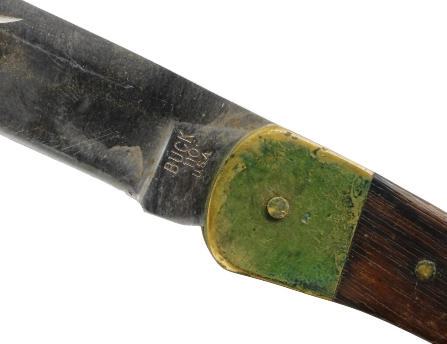 Buck Hunter Knife with Leather Sheath