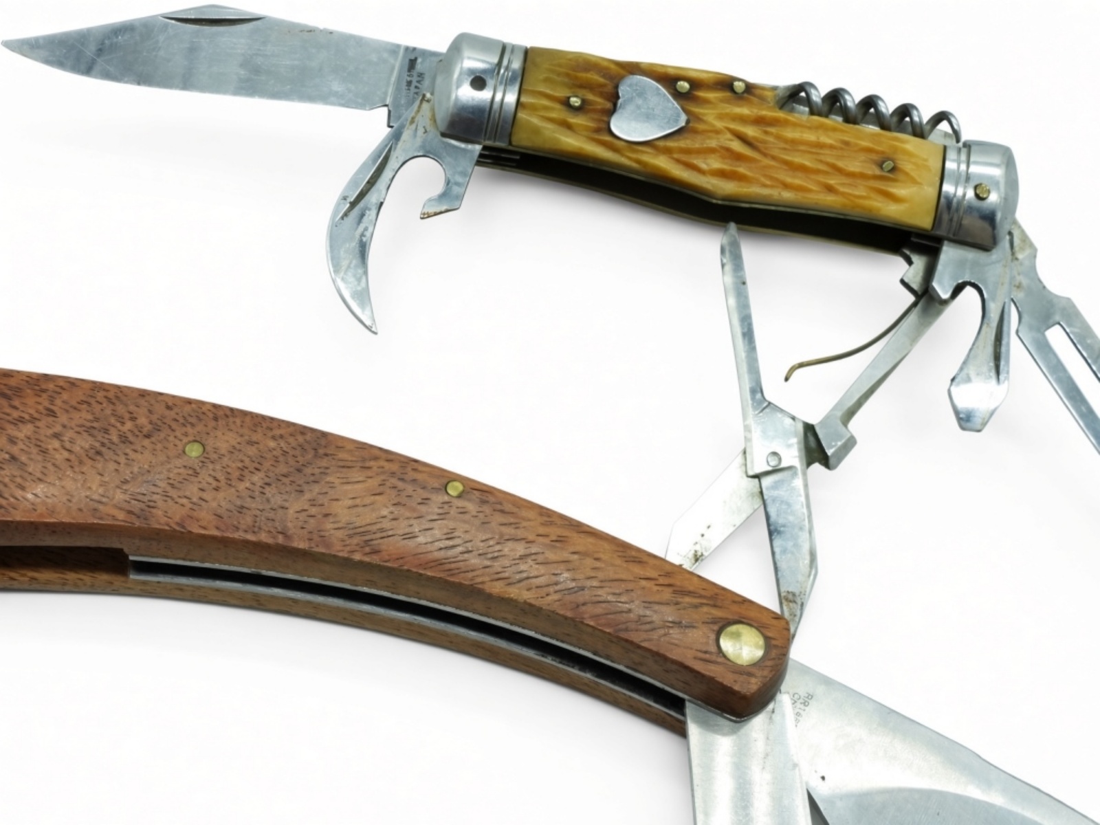 Vintage Multi-Tool and Straight Razor Lot