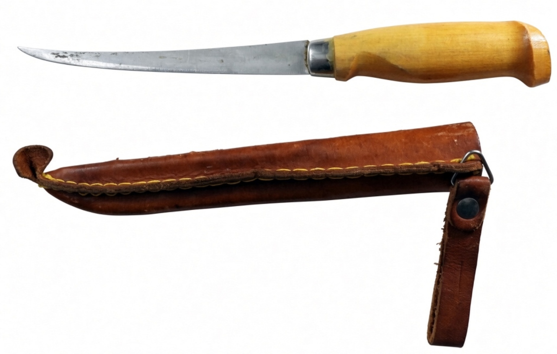 J. Marttini Finnish Fillet Knife, Birch Handle