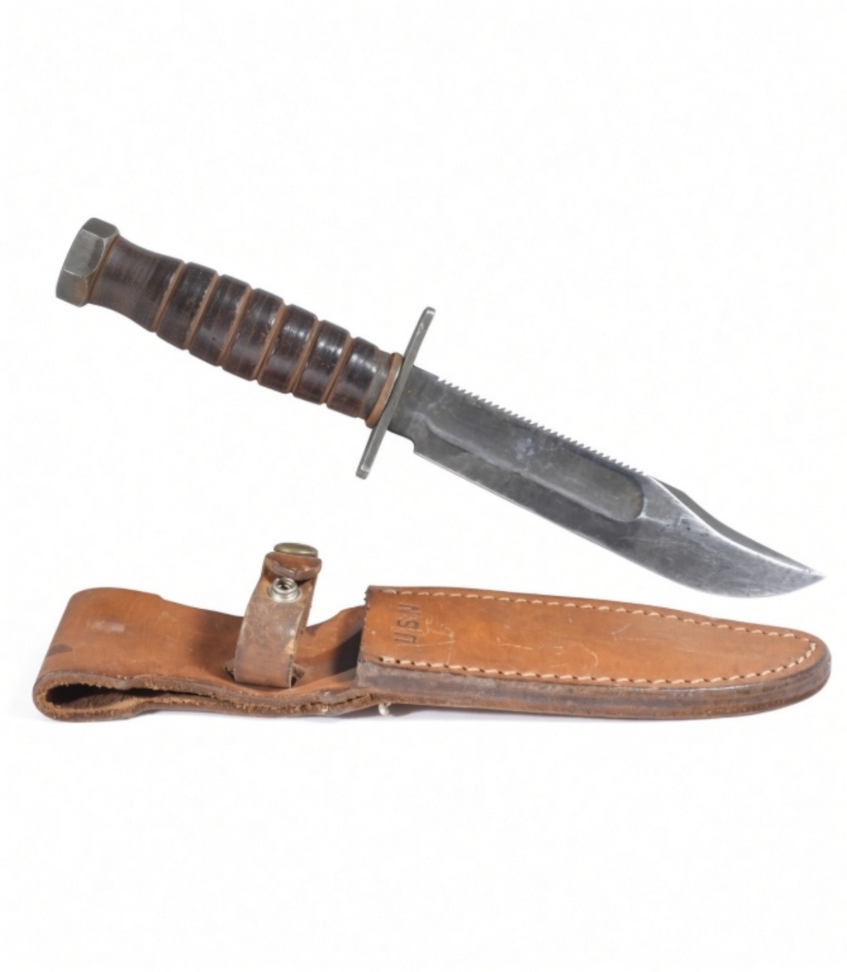 Camillus N.Y. Fighting Knife with Sheath
