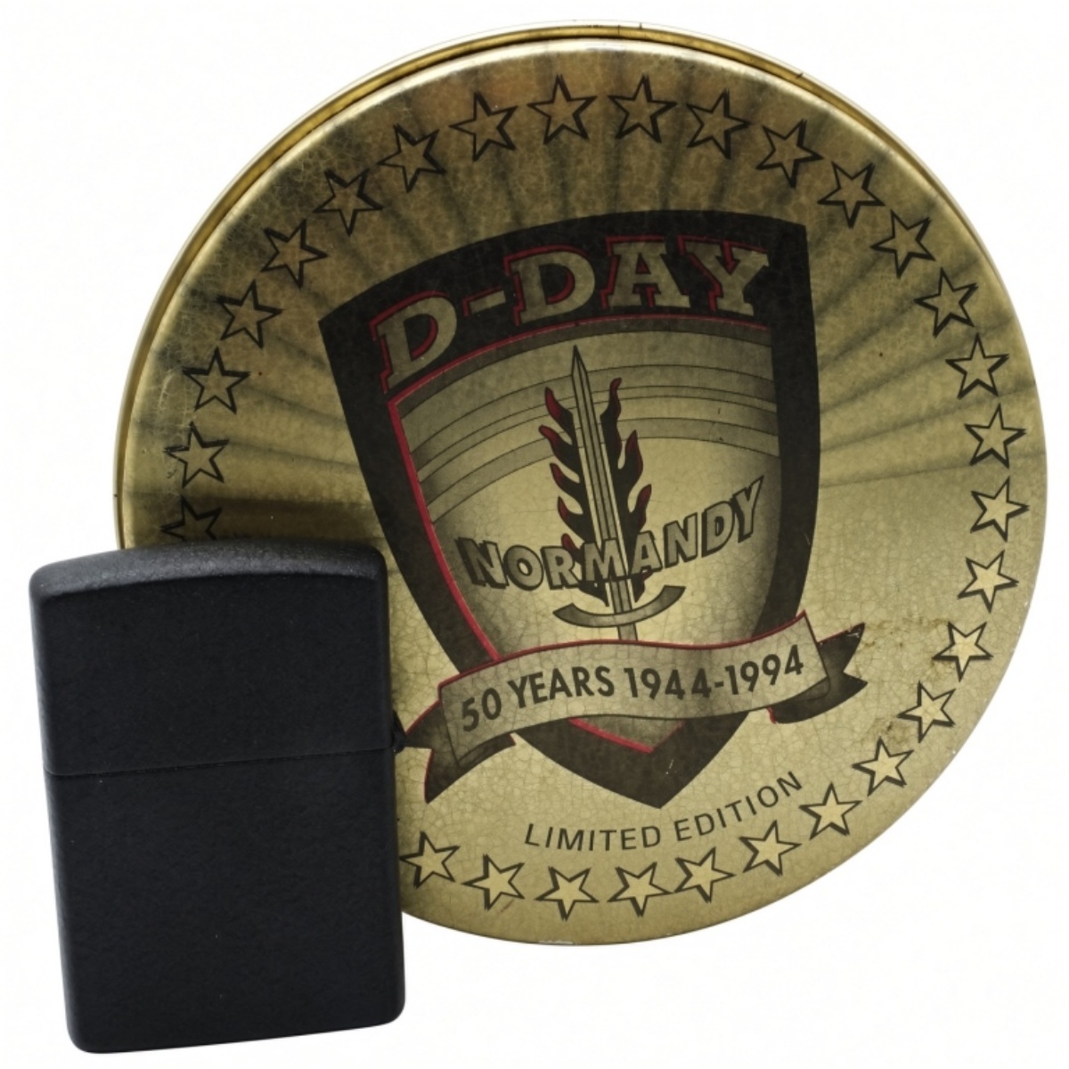 1994 Zippo D-Day 50th Anniversary Set w/ Tin