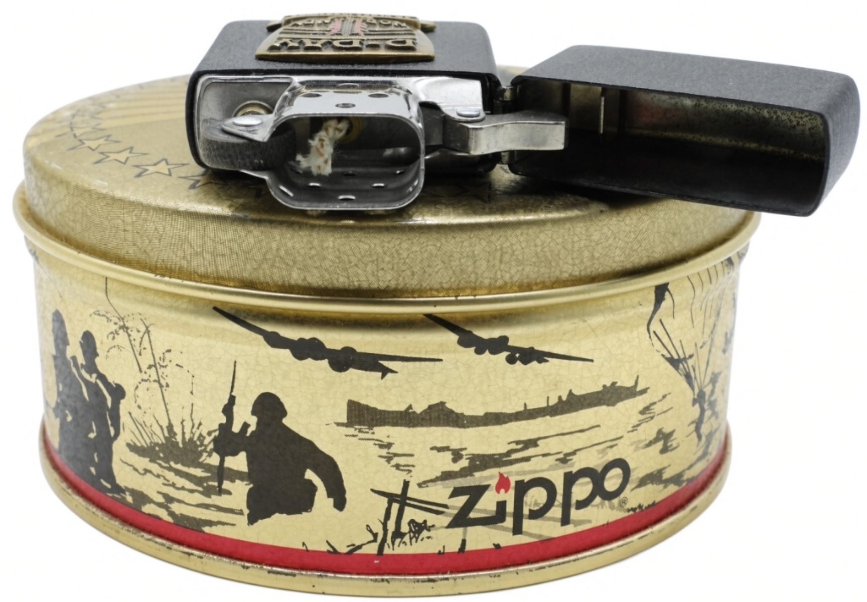 1994 Zippo D-Day 50th Anniversary Set w/ Tin
