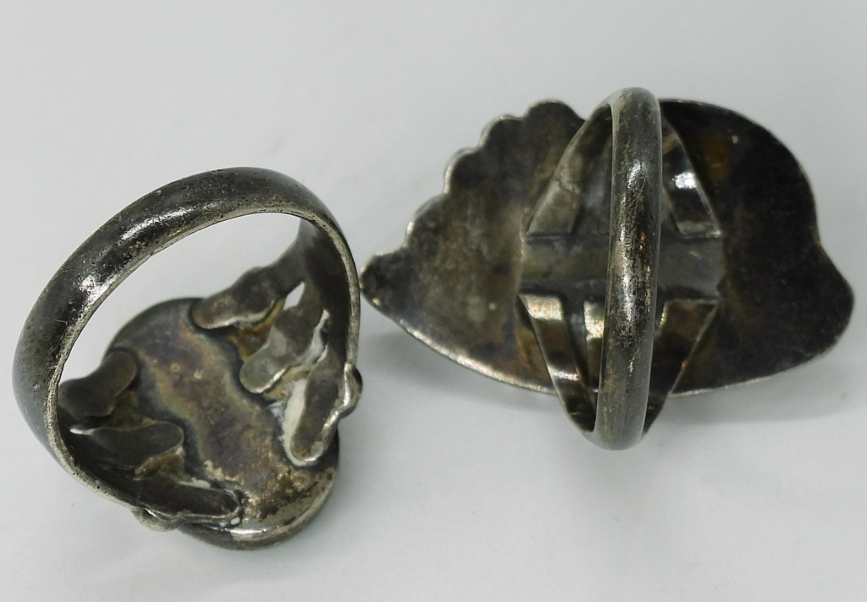 Liquid Sterling Necklace & Two Rings