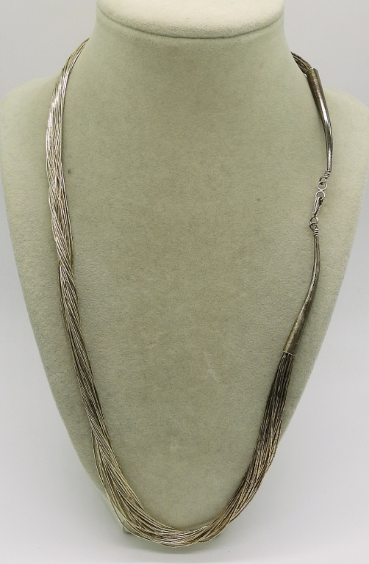Liquid Sterling Necklace, 22 Inches Long