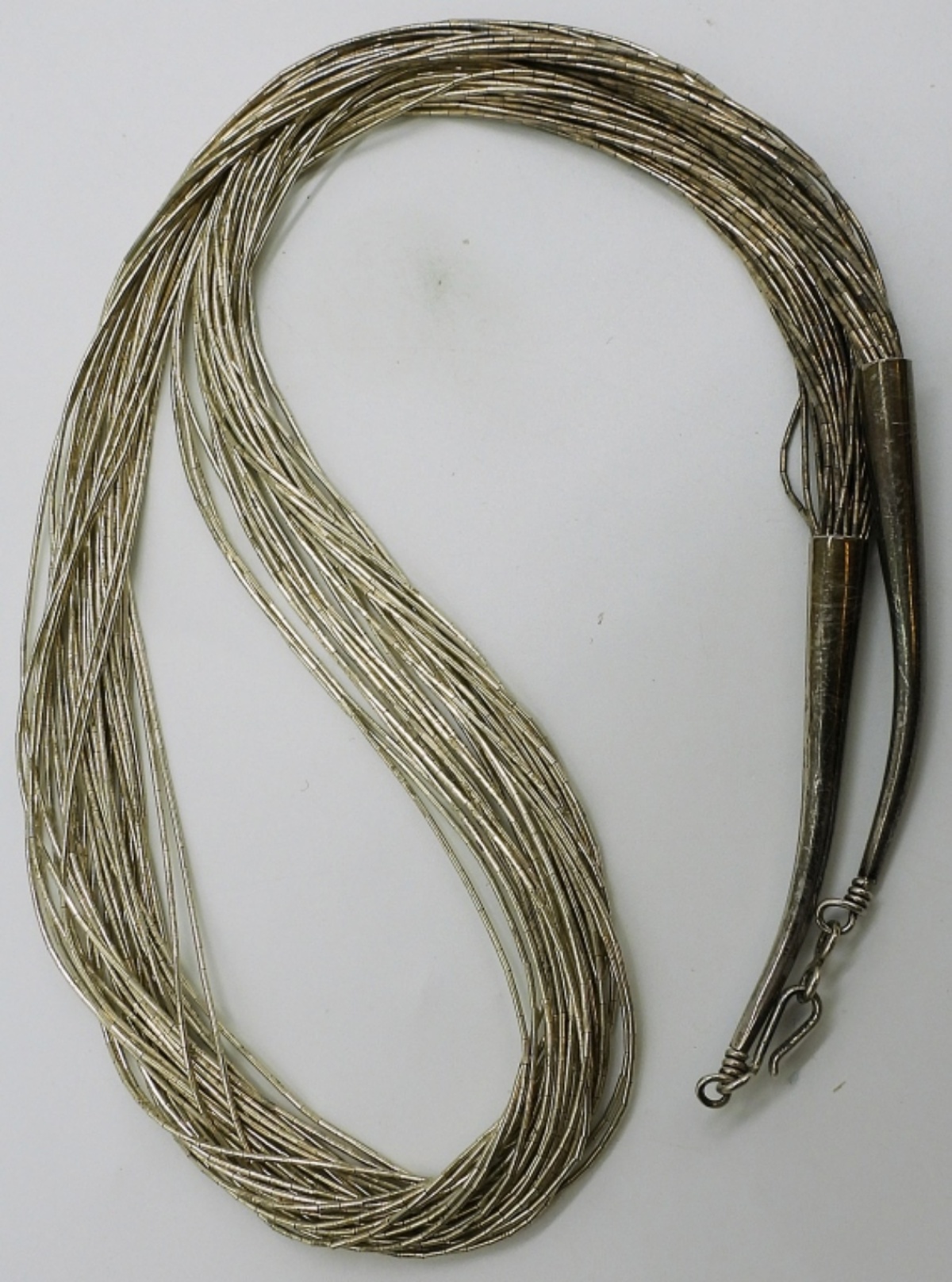 Liquid Sterling Necklace, 22 Inches Long