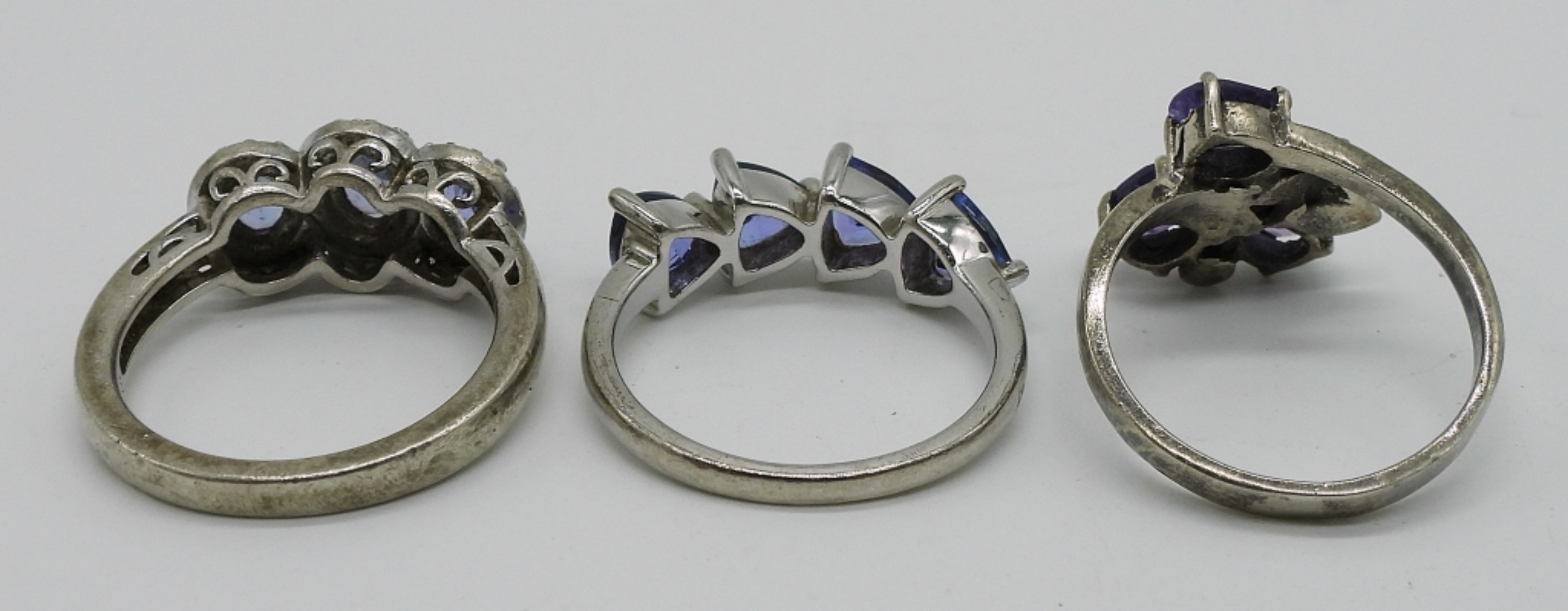 Amethyst Rings & Bracelet in Sterling