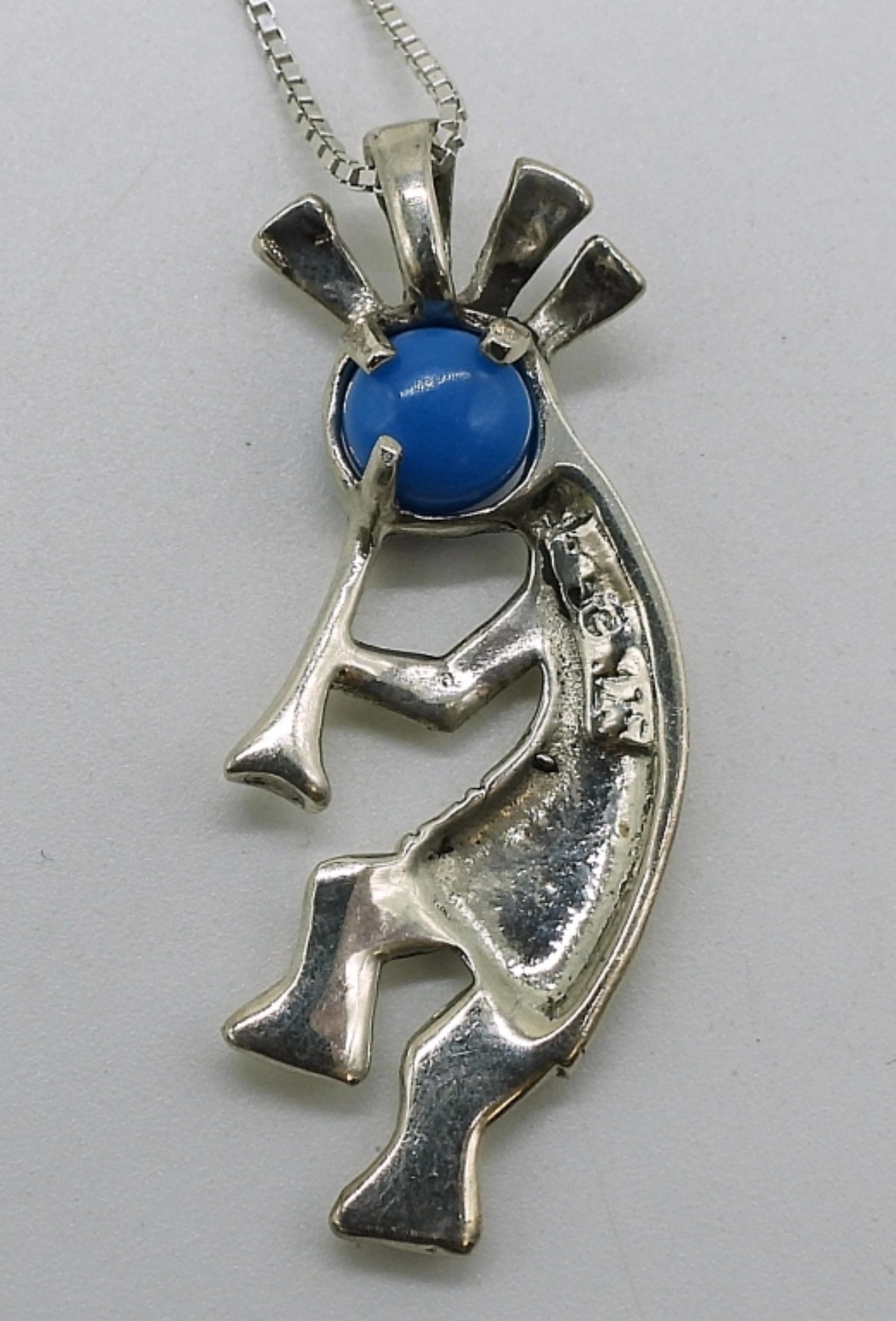 Sterling Kokopelli Necklace & Southwest Earrings