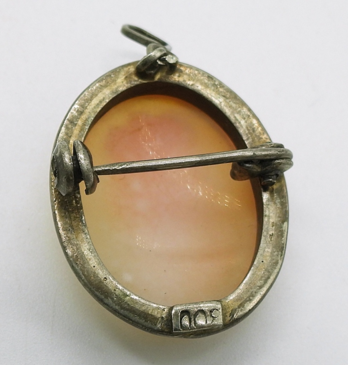 Sterling Cameo Lot: 2 Necklaces, Ring, Pin