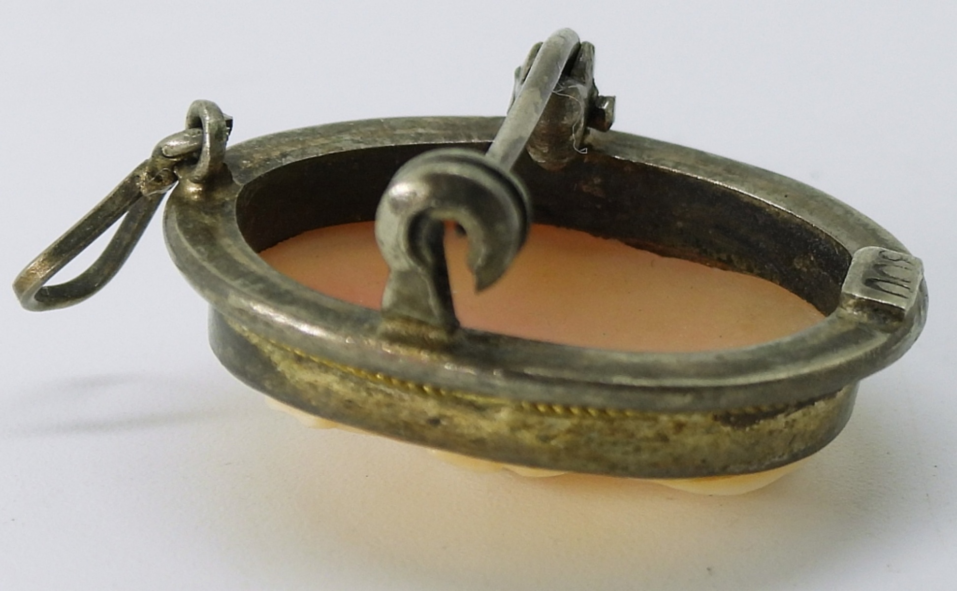 Sterling Cameo Lot: 2 Necklaces, Ring, Pin
