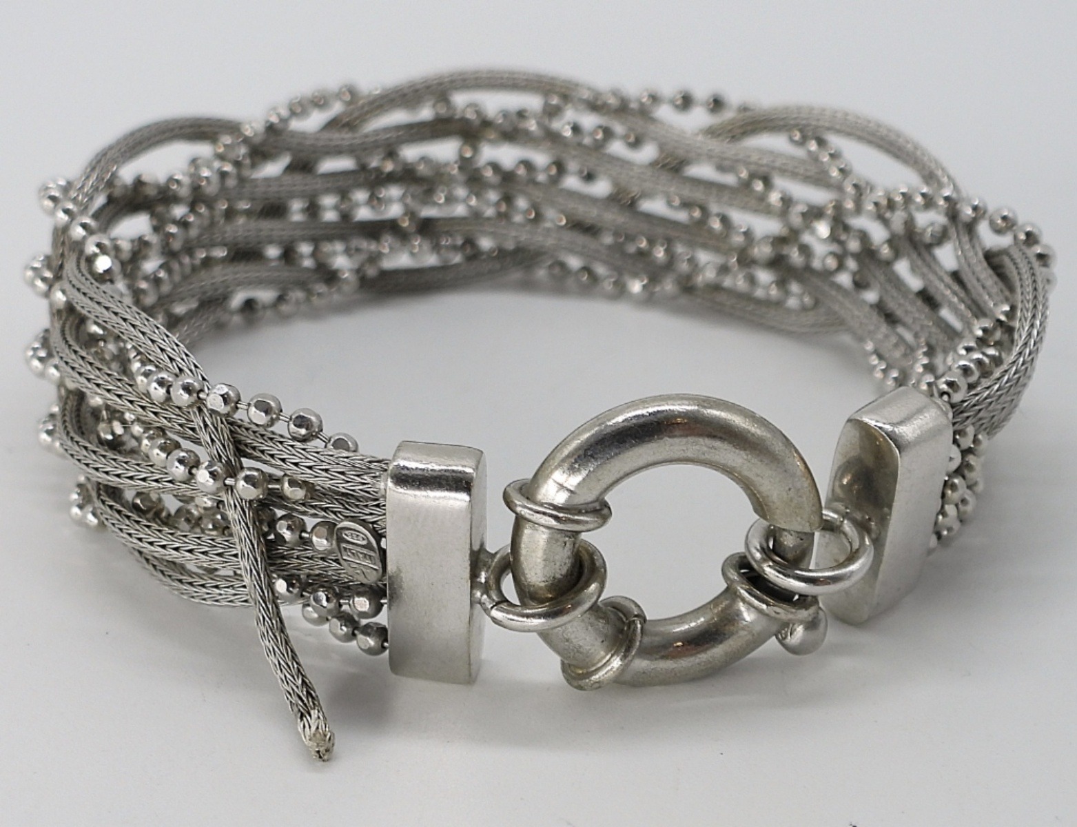 Sterling Silver Bracelet & 2 Rings