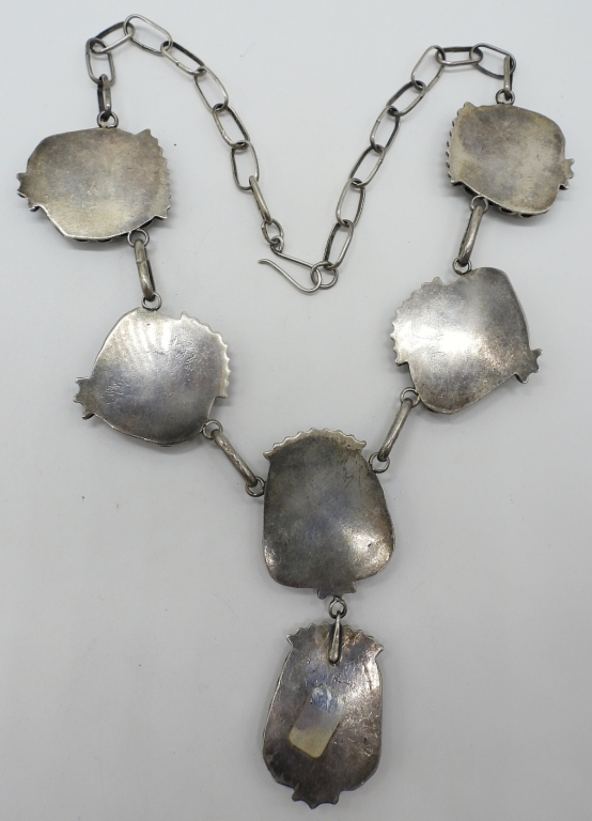 Native American Sterling Turquoise Necklace